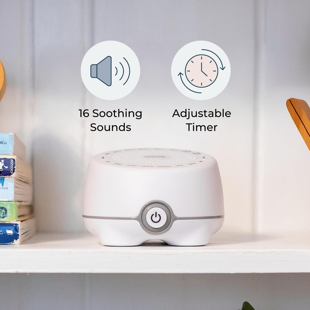 Yogasleep Whish White Noise Machine — 16 Soothing Sounds, Compact Travel Size