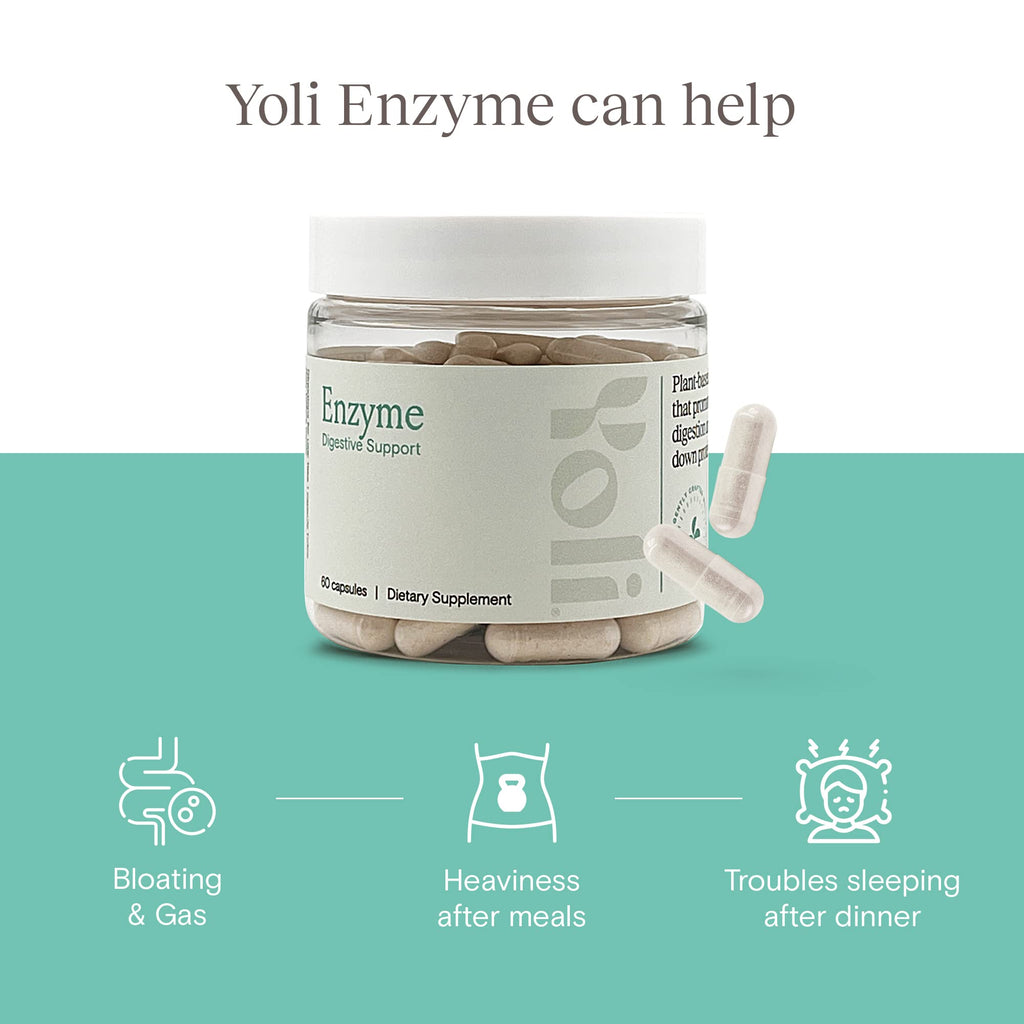 Yoli® Enzyme – Digestive Enzymes & Gut Health Supplement (60 Count)