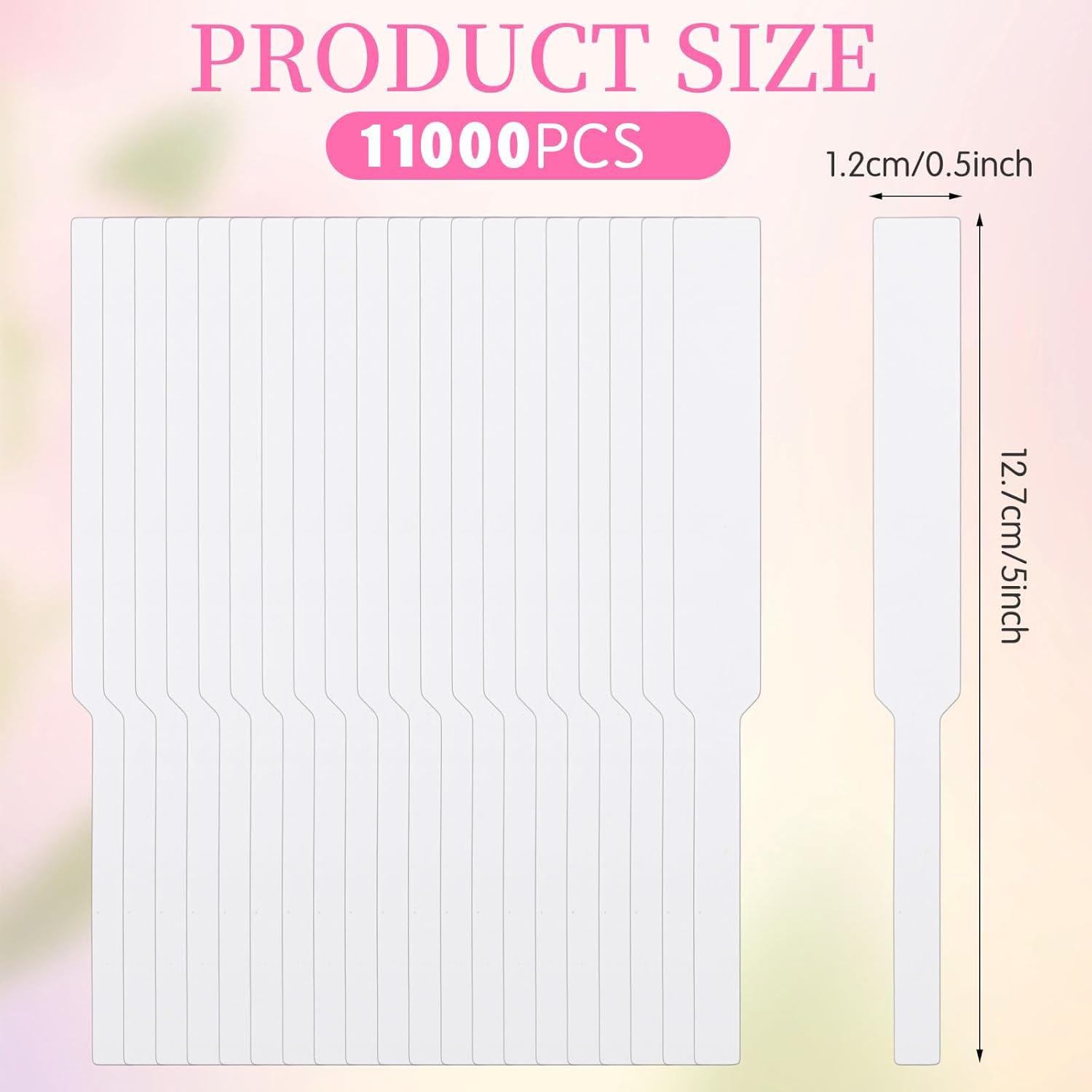 Youdaju 1000 Pcs Perfume Test Strips – White Fragrance Paper Strips for Scent Testing