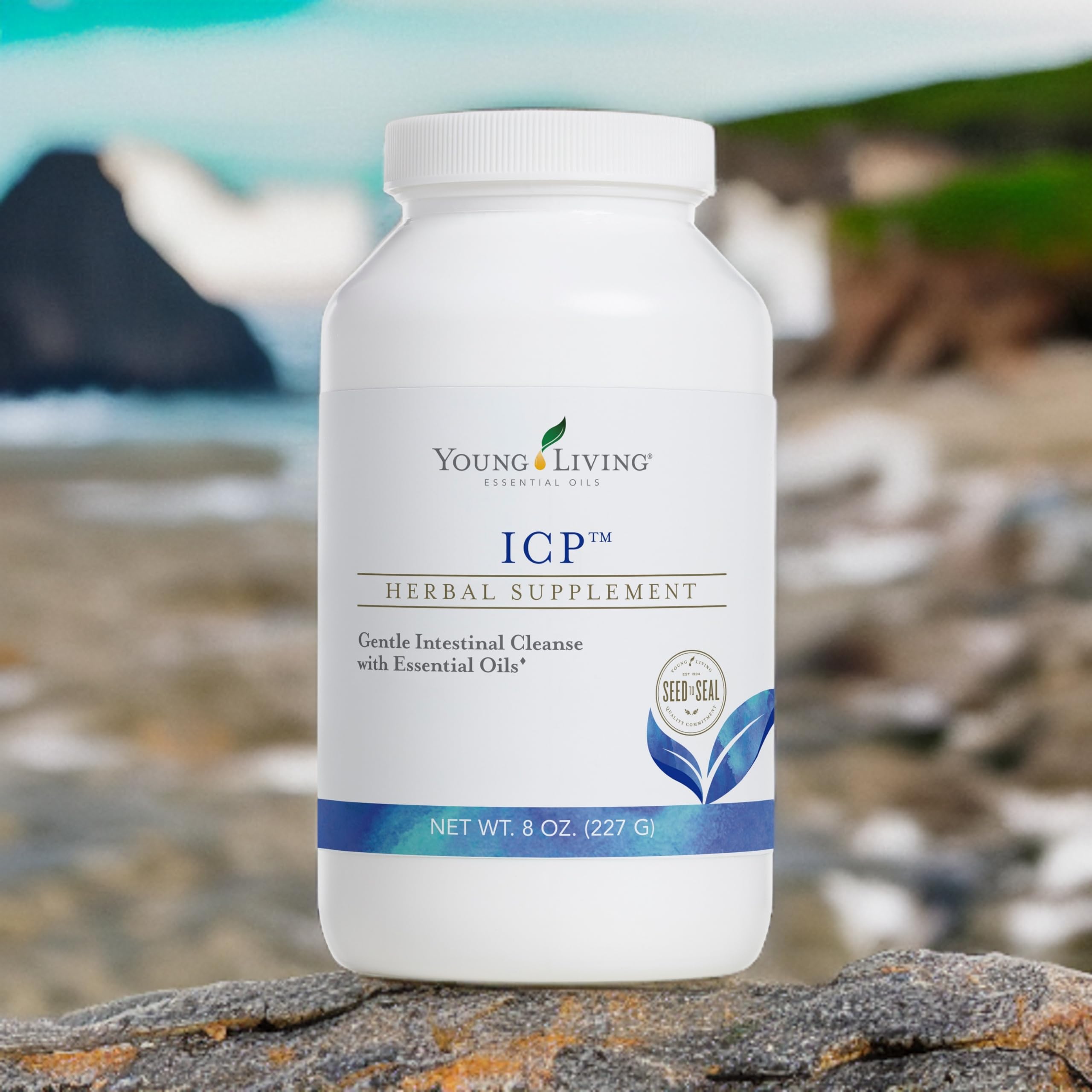 Young Living ICP 8oz Premium Psyllium Fiber Powder for Digestive Support