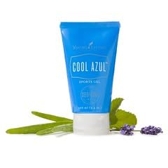 Young Living Cool Azul Sports Gel 3.4 oz – Cooling Aloe Vera Gel with Peppermint