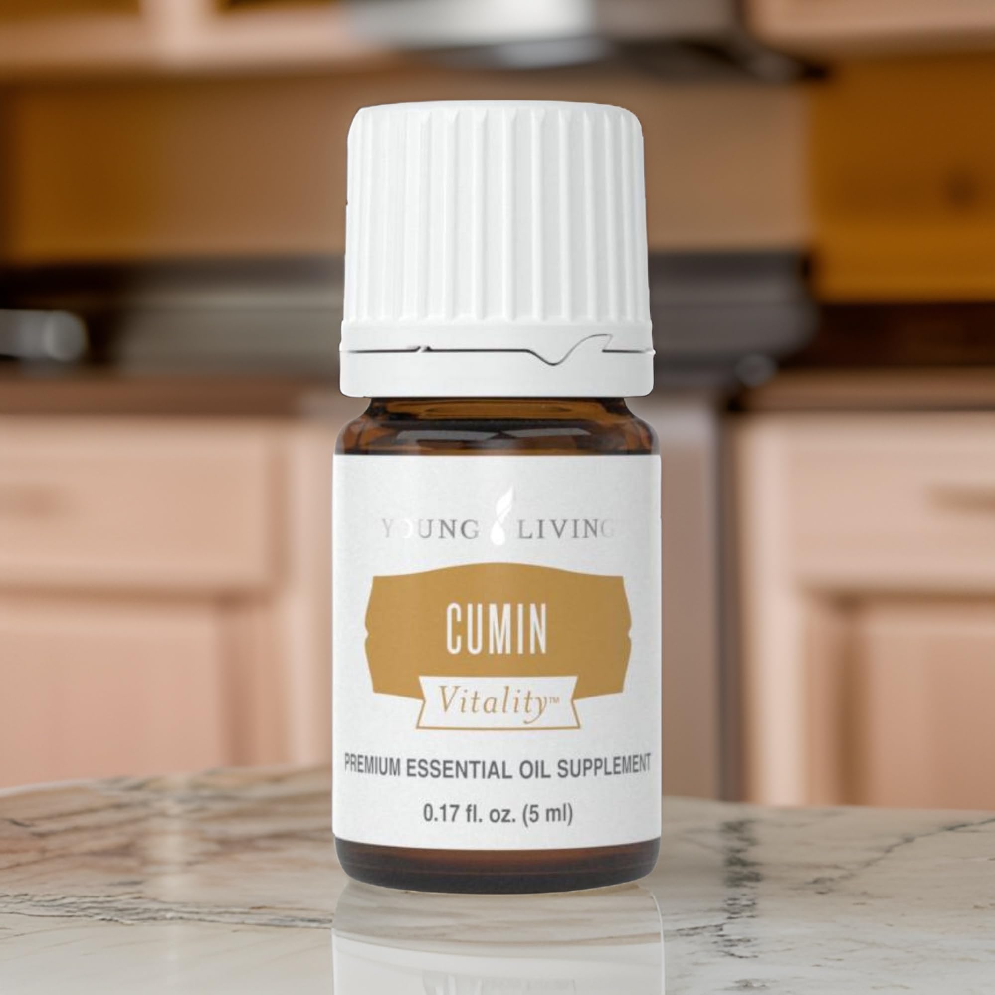 Young Living Cumin Vitality Essential Oil - 5 ml | Digestive & Immune Support, Herbal Detox, Earthy Culinary Spice