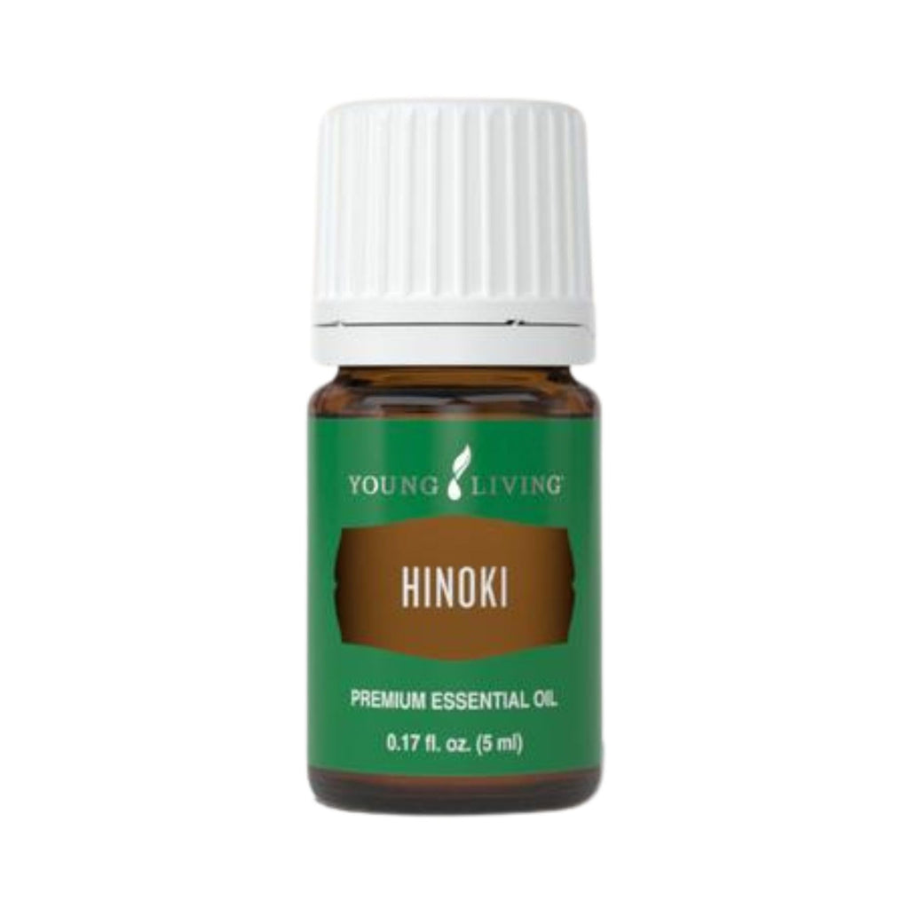 Young Living Hinoki Essential Oil 5 ml | Refreshing & Calming Ambiance for Work, Study, Meditation