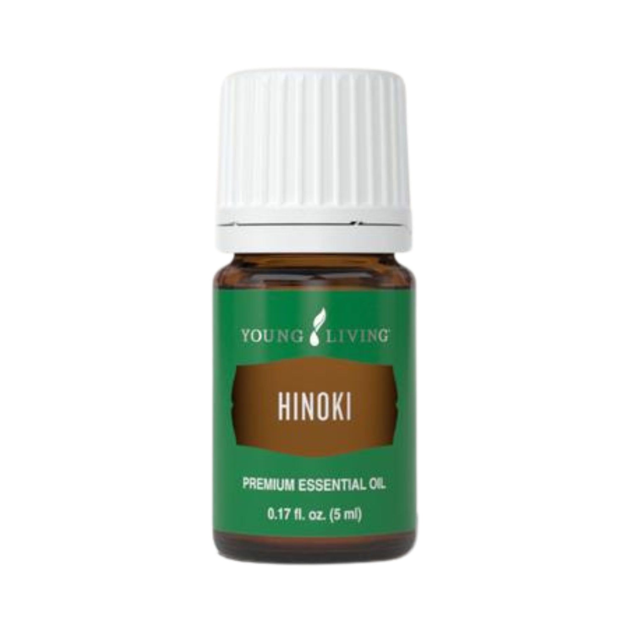 Young Living Hinoki Essential Oil 5 ml | Refreshing & Calming Ambiance for Work, Study, Meditation