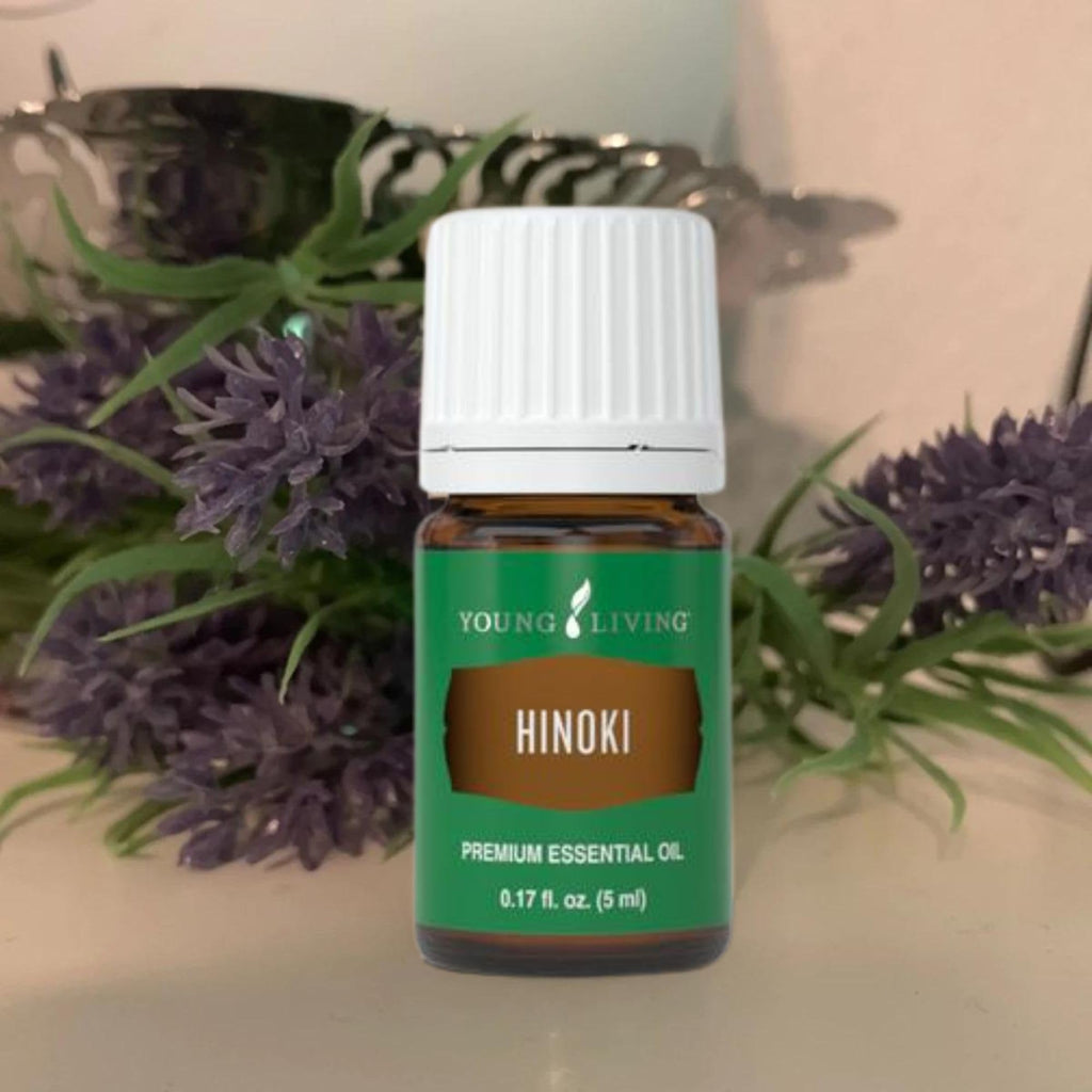 Young Living Hinoki Essential Oil 5 ml | Refreshing & Calming Ambiance for Work, Study, Meditation
