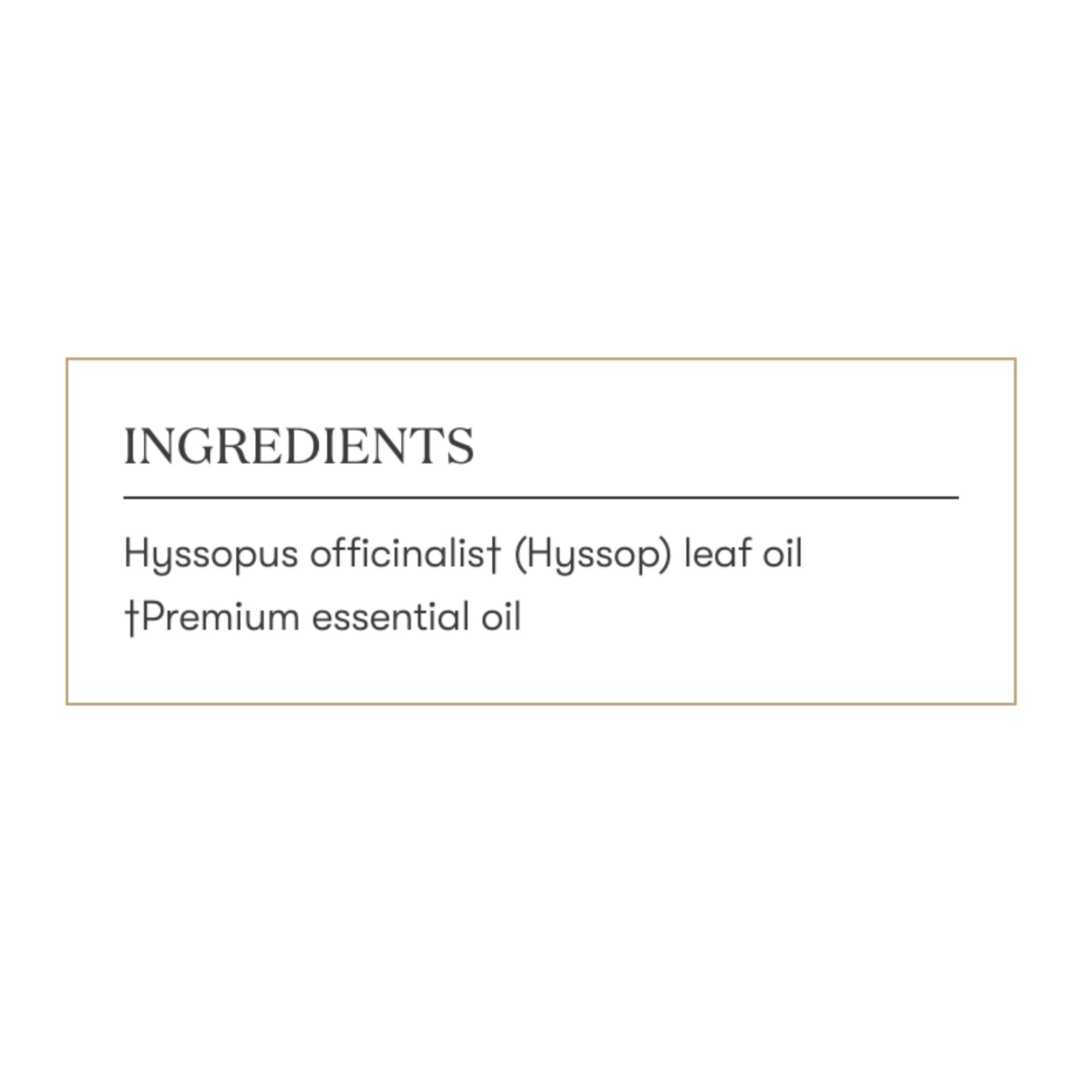 Young Living Hyssop Essential Oil 5ml | Aromatherapy for Creativity & Meditation