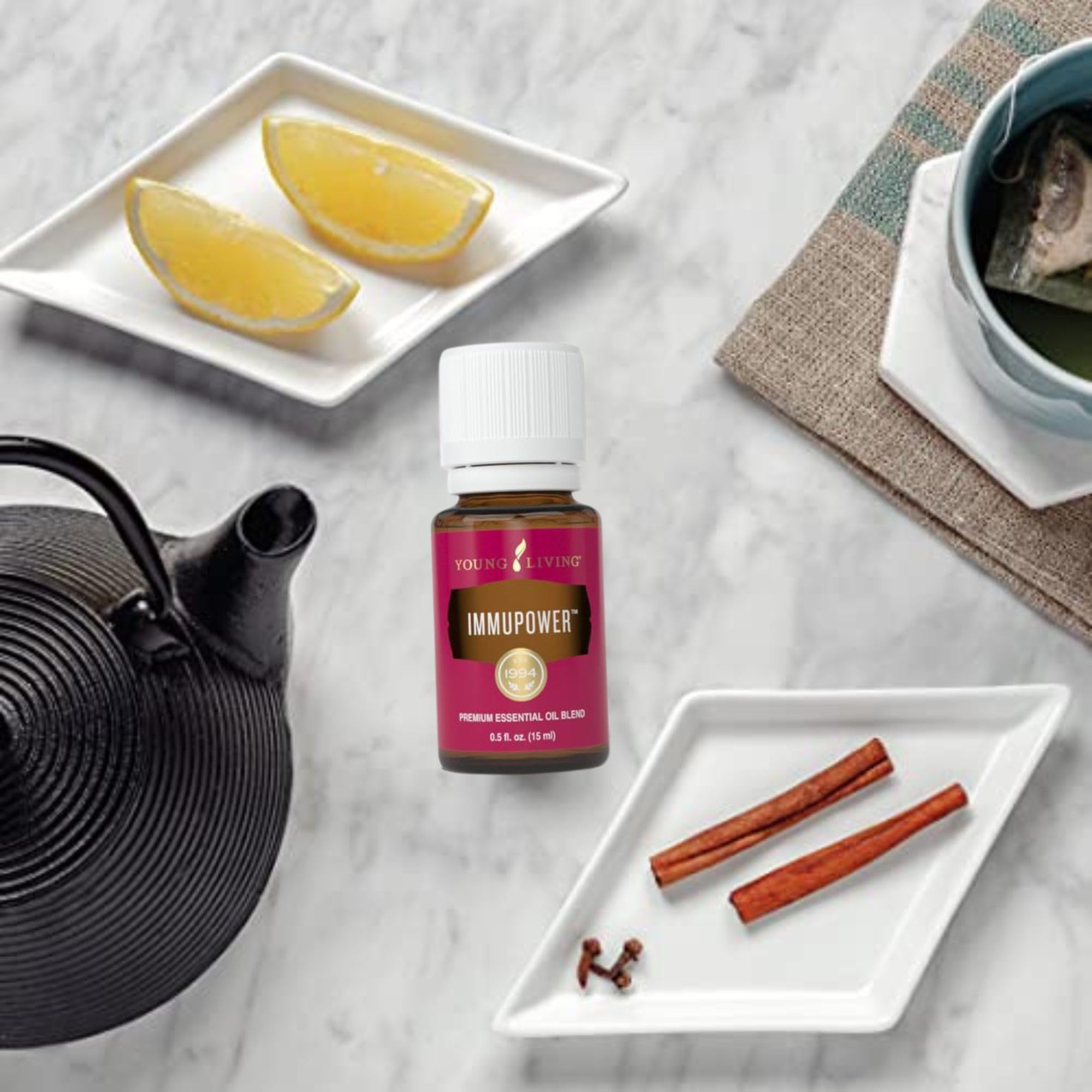 ImmuPower Essential Oil Blend by Young Living – 15 mL | Diffuse or Topical Use