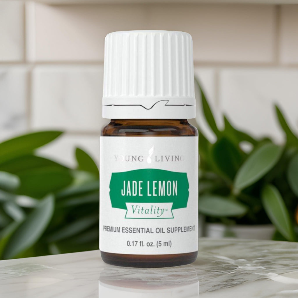 Young Living Jade Lemon Vitality 5 ml | Fresh Culinary Essential Oil with Natural Cleansing Properties