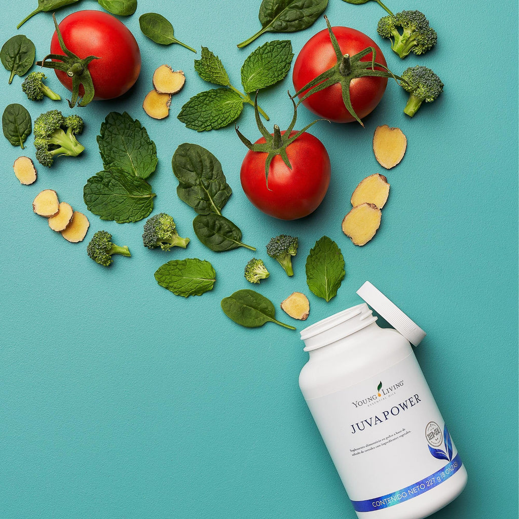 Young Living JuvaPower – 8 oz Vegetable Powder Detox Support with Spinach, Beets & Rice