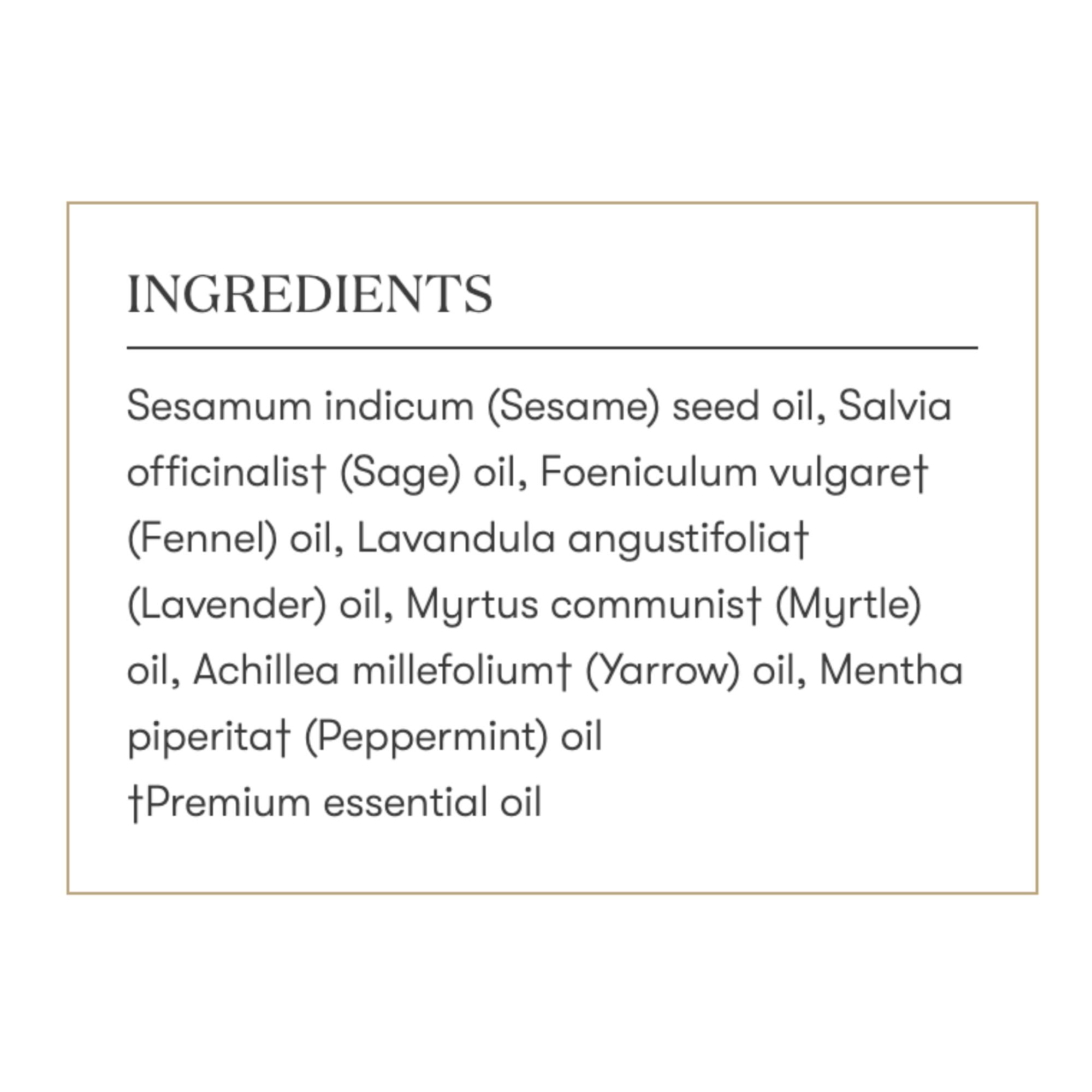 Young Living Mister Premium Essential Oil — Hormonal Balance Aromatherapy, Sage & Lavender, 15ml