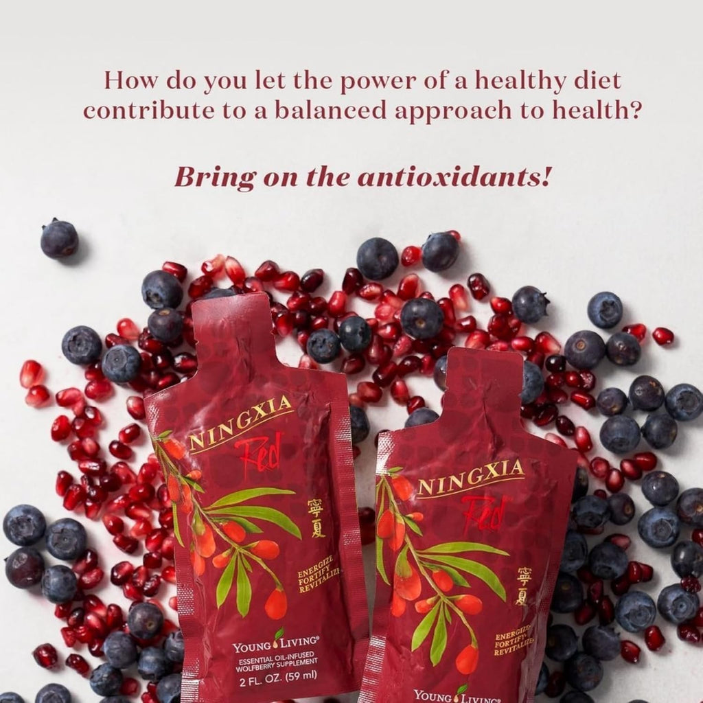 Young Living Ningxia Red Supplement – Fortify & Revitalize, 30 Pack, 2 oz Each