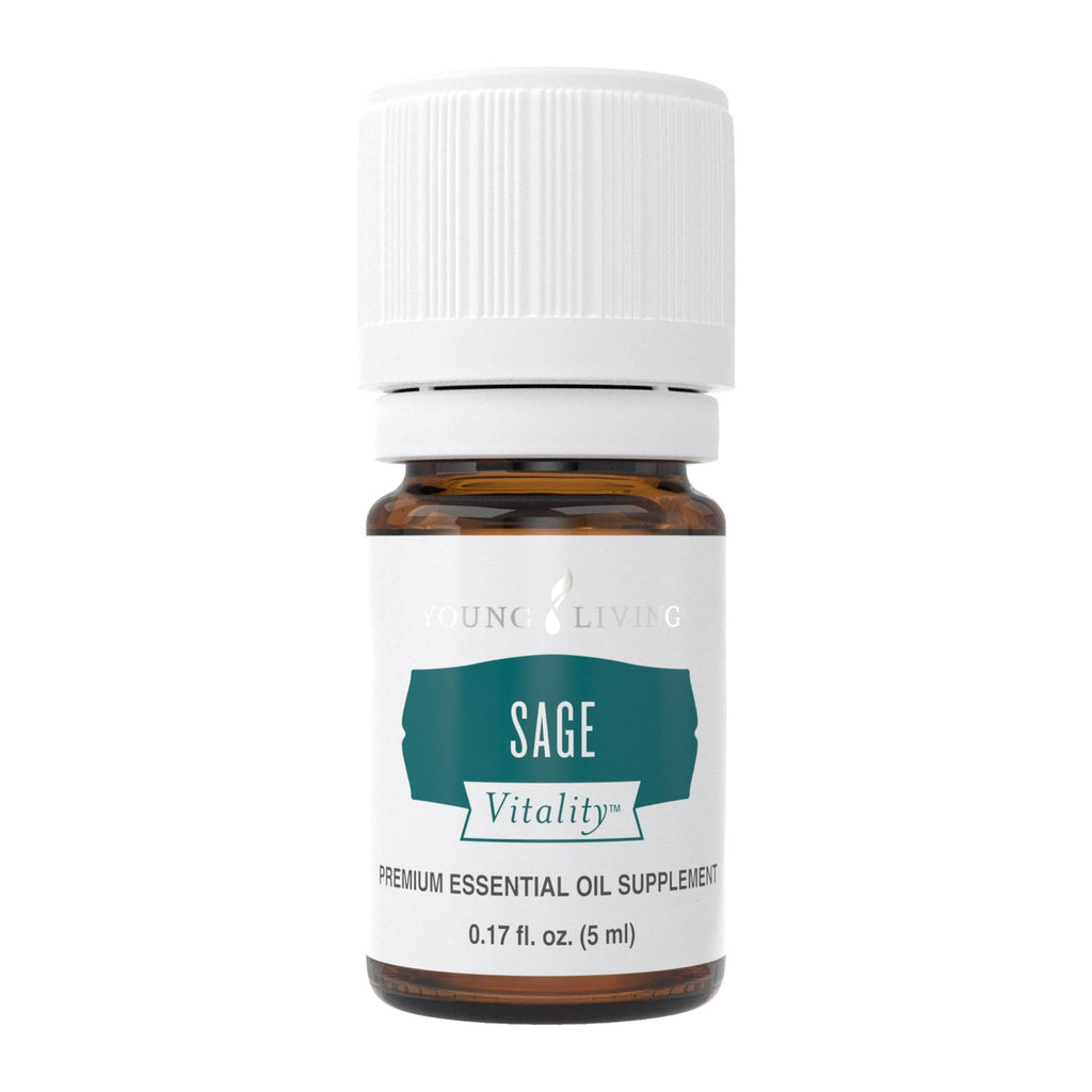 Young Living Sage Vitality Essential Oil - 5ml | Clearing Rituals, Culinary Use & Women's Well-Being