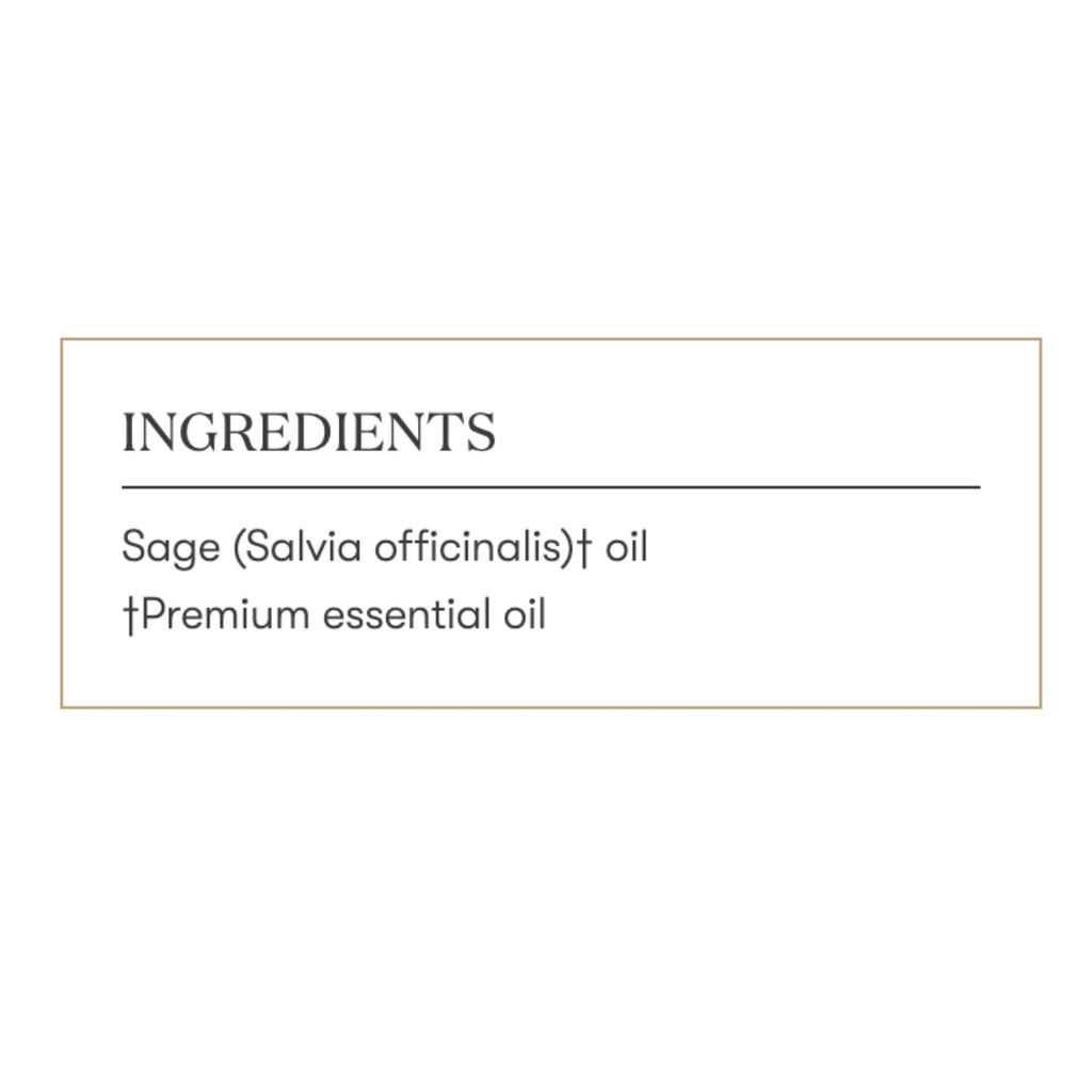 Young Living Sage Vitality Essential Oil - 5ml | Clearing Rituals, Culinary Use & Women's Well-Being