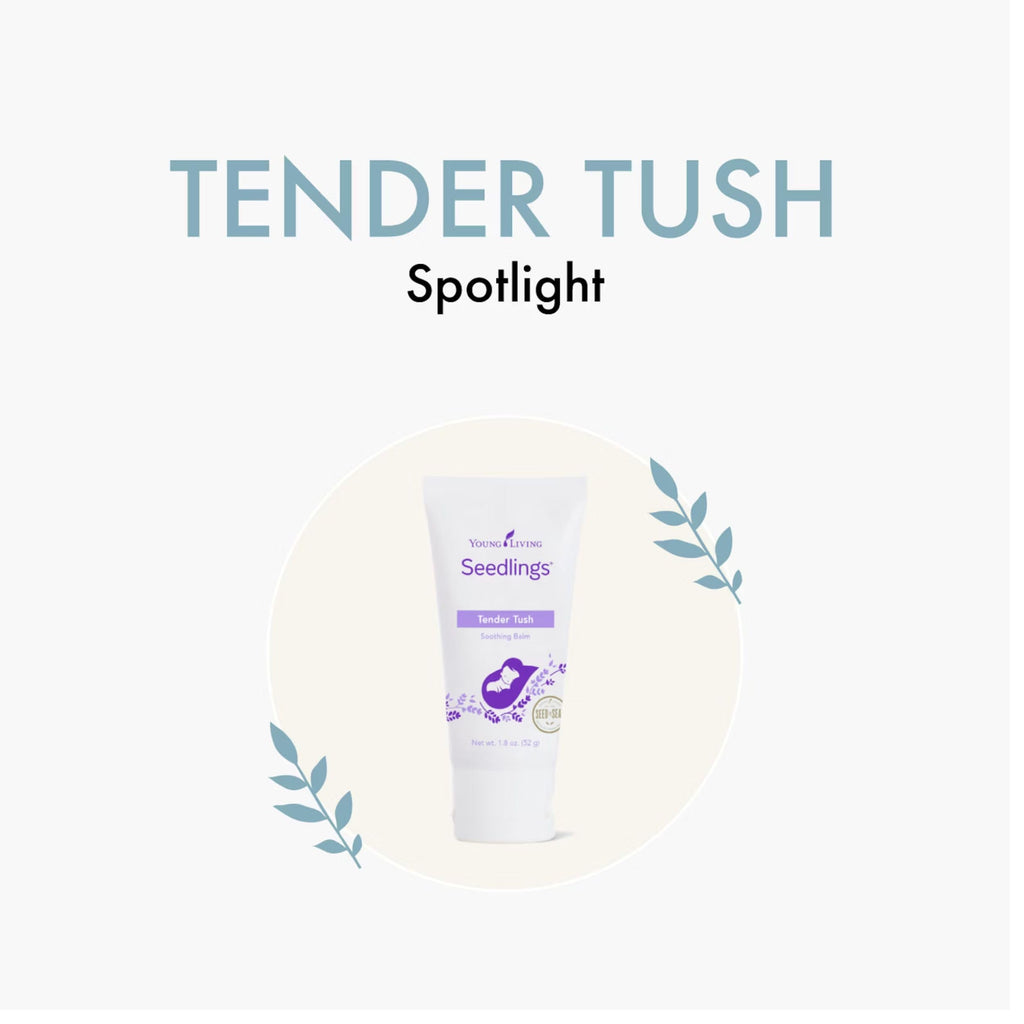 Young Living Seedlings Tender Tush Baby Balm – Mild & Gentle, Cloth Diaper Safe (1.8 oz)
