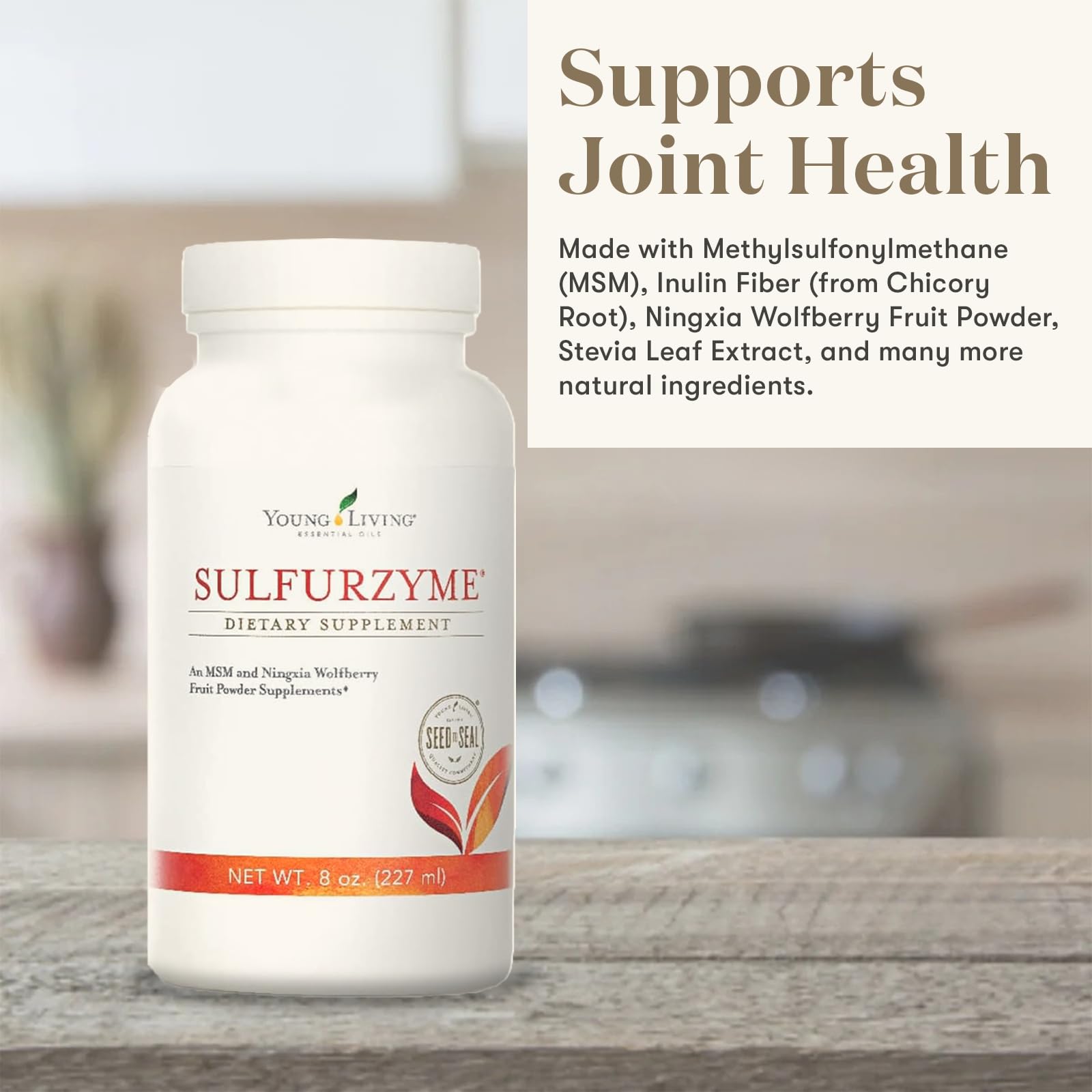 Young Living Sulfurzyme Powder – 8 oz | Joint Health, Energy & Digestion