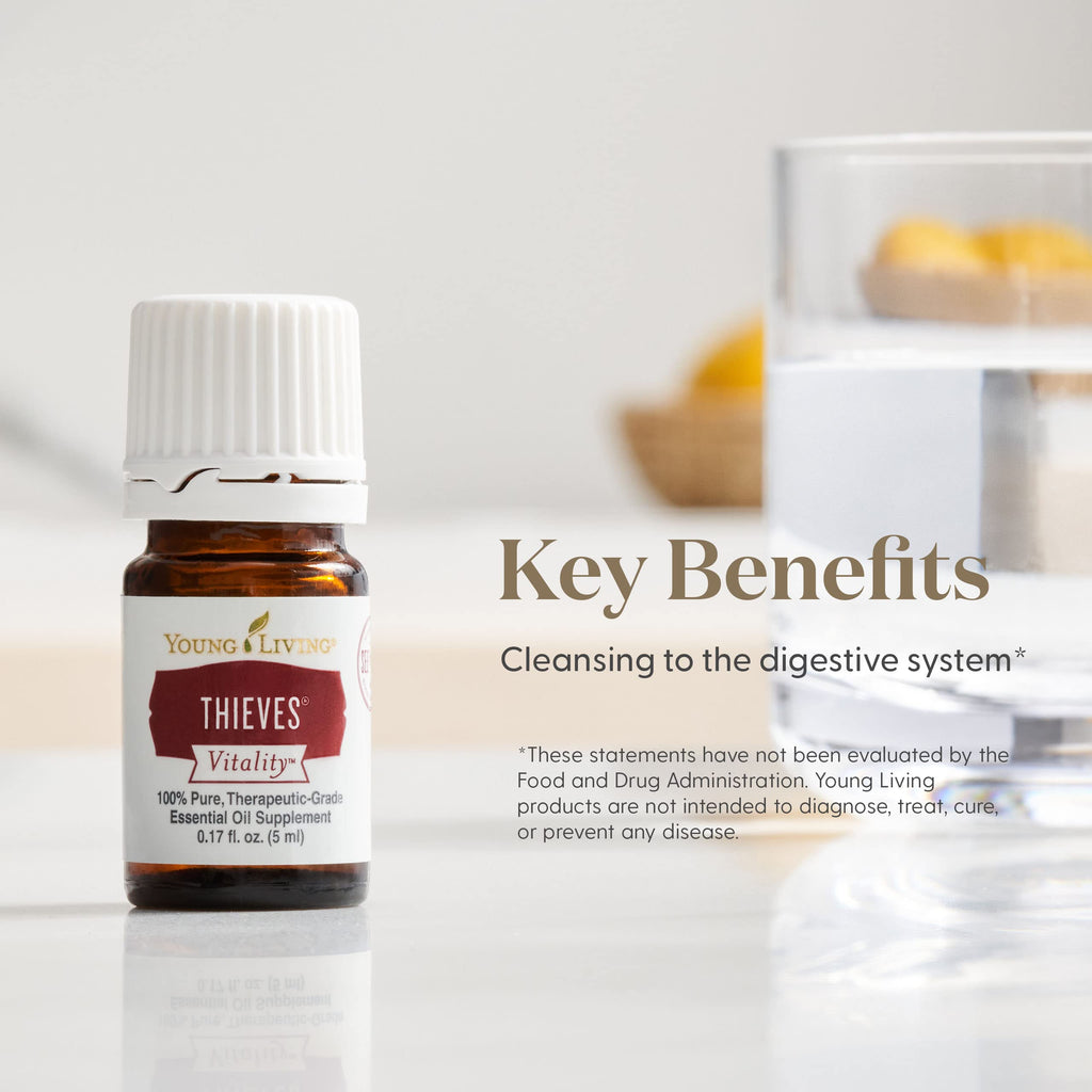 Young Living Thieves Vitality Essential Oil, 5 mL - Dietary