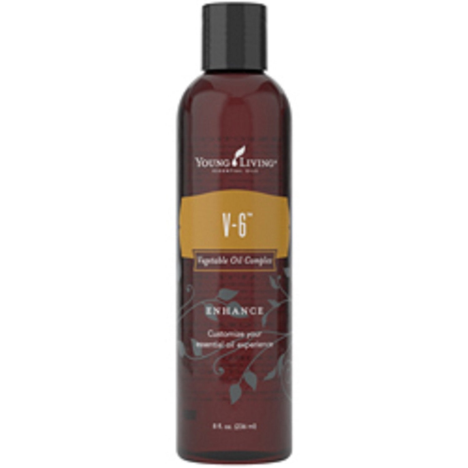 Young Living V-6 Vegetable Oil Complex, 8 oz – Nourishes Skin & Enhances Massage (Odorless)
