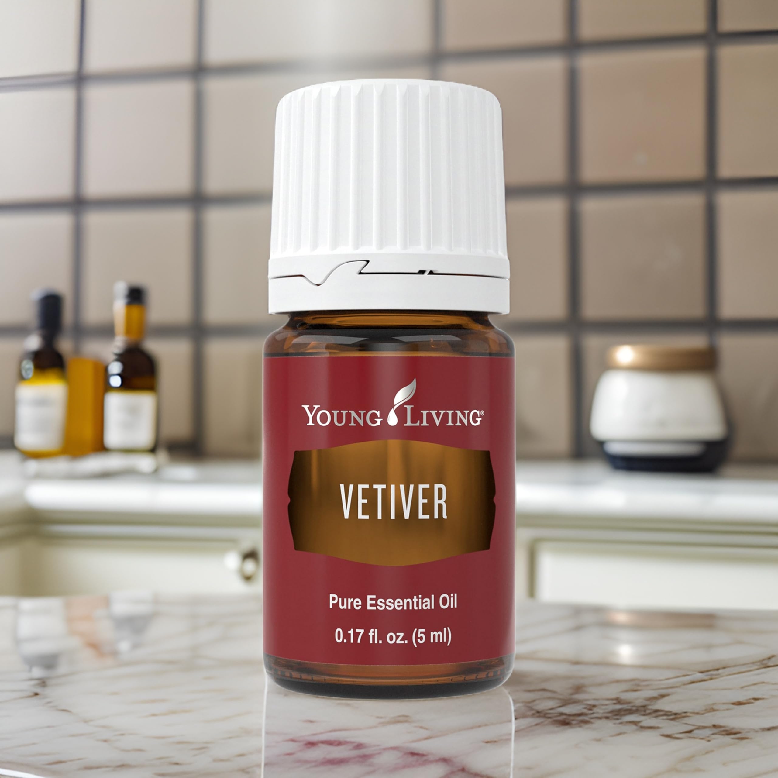 Young Living Vetiver Essential Oil 5ml – Grounding, Calming Nighttime Routine