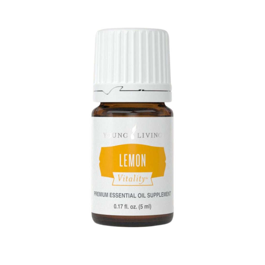 Young Living Vitality Lemon Essential Oil 5ml – 100% Pure Citrus for Cooking & Beverages