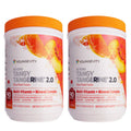 Youngevity Beyond Tangy Tangerine 2.0 Citrus Peach | Ultimate Multivitamin Powder (8,000 ORAC) – 2 Canisters