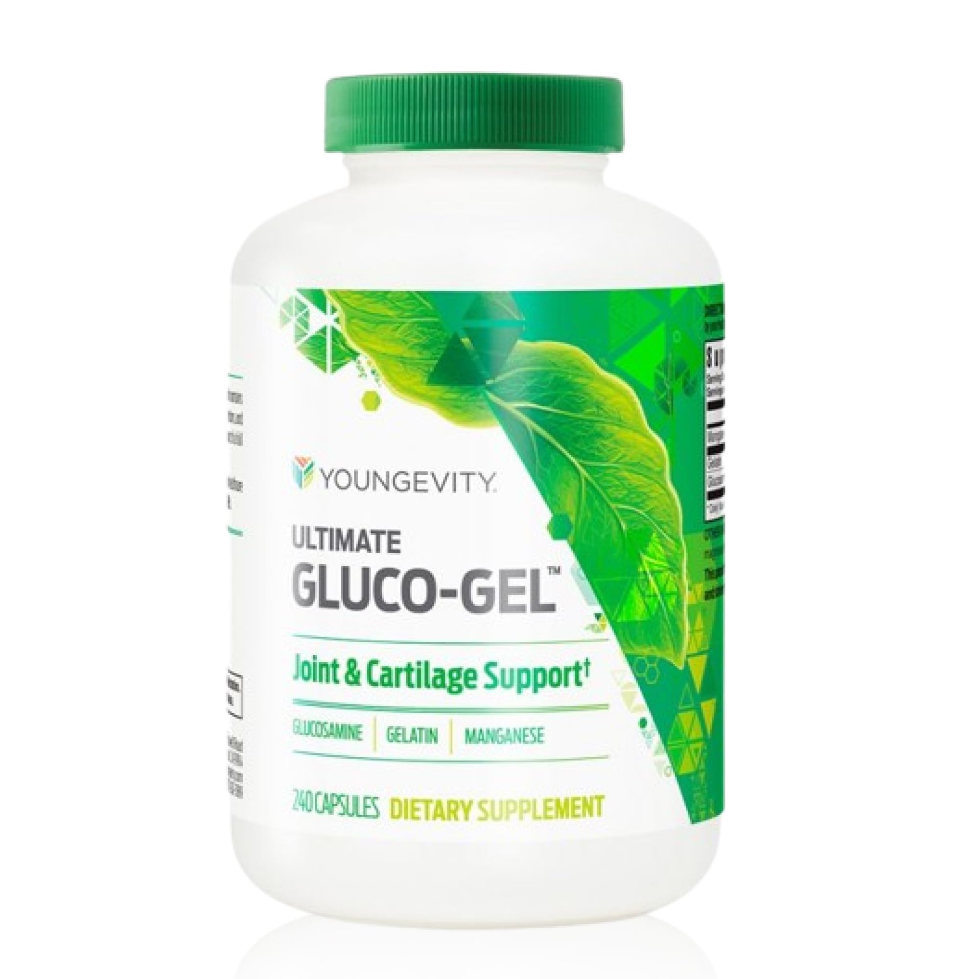 Youngevity Ultimate Gluco-Gel: Gelatin, Glucosamine & Manganese | 240 Capsules
