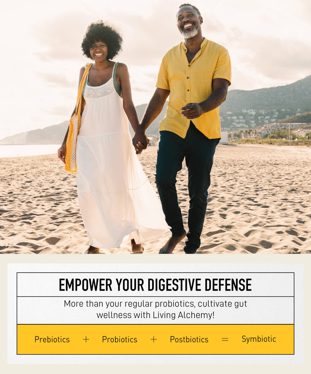 Your Flora Probiotic Terrain – Non-GMO Probiotics with Fermented Soybean, Aloe Vera, & Slippery Elm for Gut Balance & Digestion | Living Alchemy, 60 Pcs