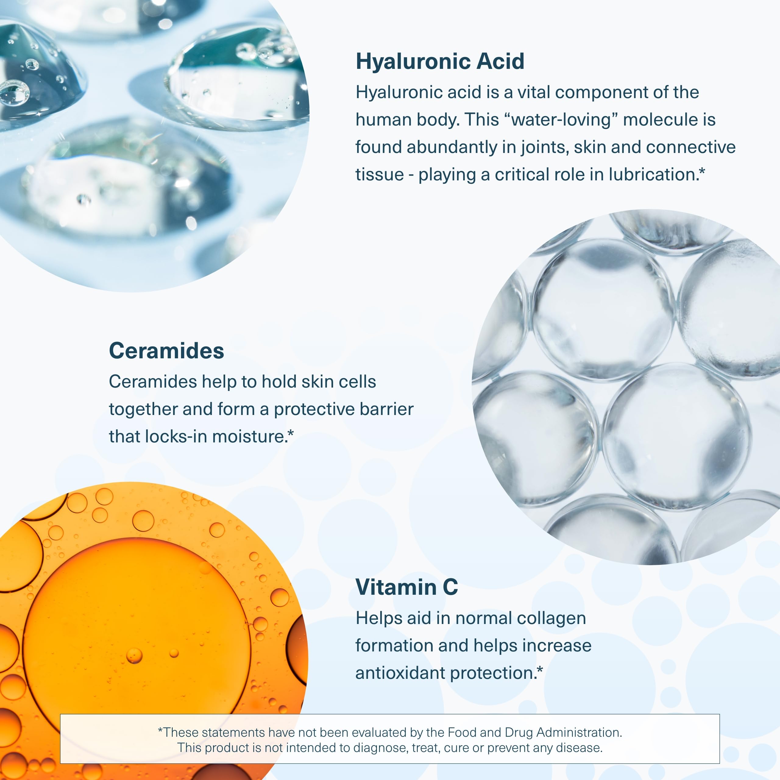 Youtheory Hyaluronic Plus – Hyaluronic Acid Supplement with Ceramides, Vitamin C, Biotin & More | 60 Vegetarian Capsules