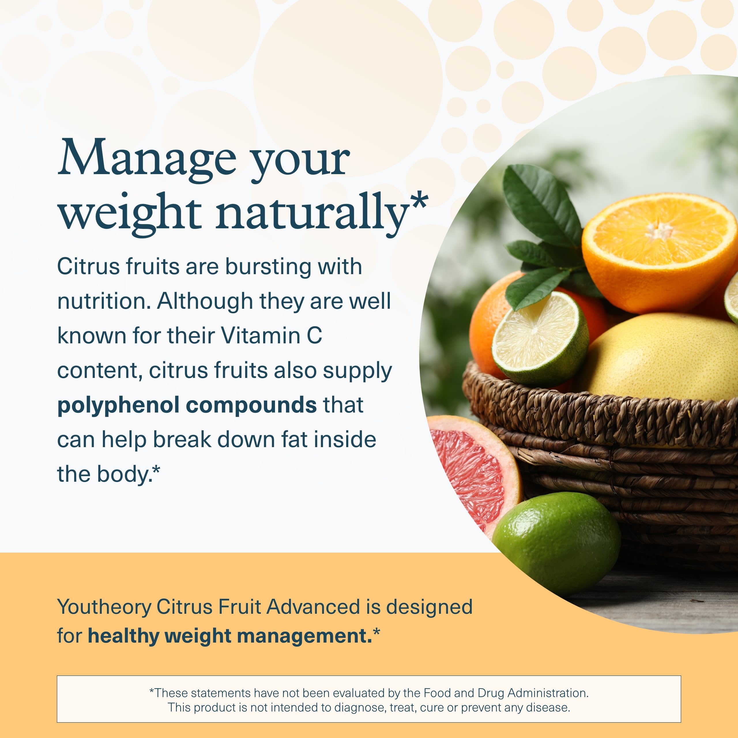 Youtheory Slimming Citrus Fruit – Vegan Health Supplement with Chromium | 2 x 60 Veg Capsules