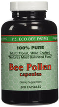 Y.S. ECO Bee Farms 1000mg Pure Bee Pollen – 200 Capsules
