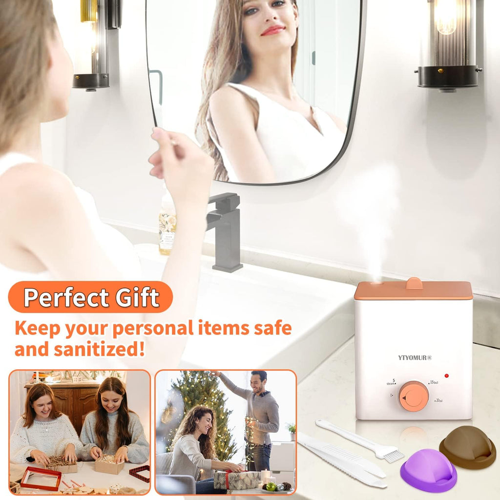 YTYOMUR Menstrual Disc Sterilizer Steamer Kit – 2 Reusable Discs