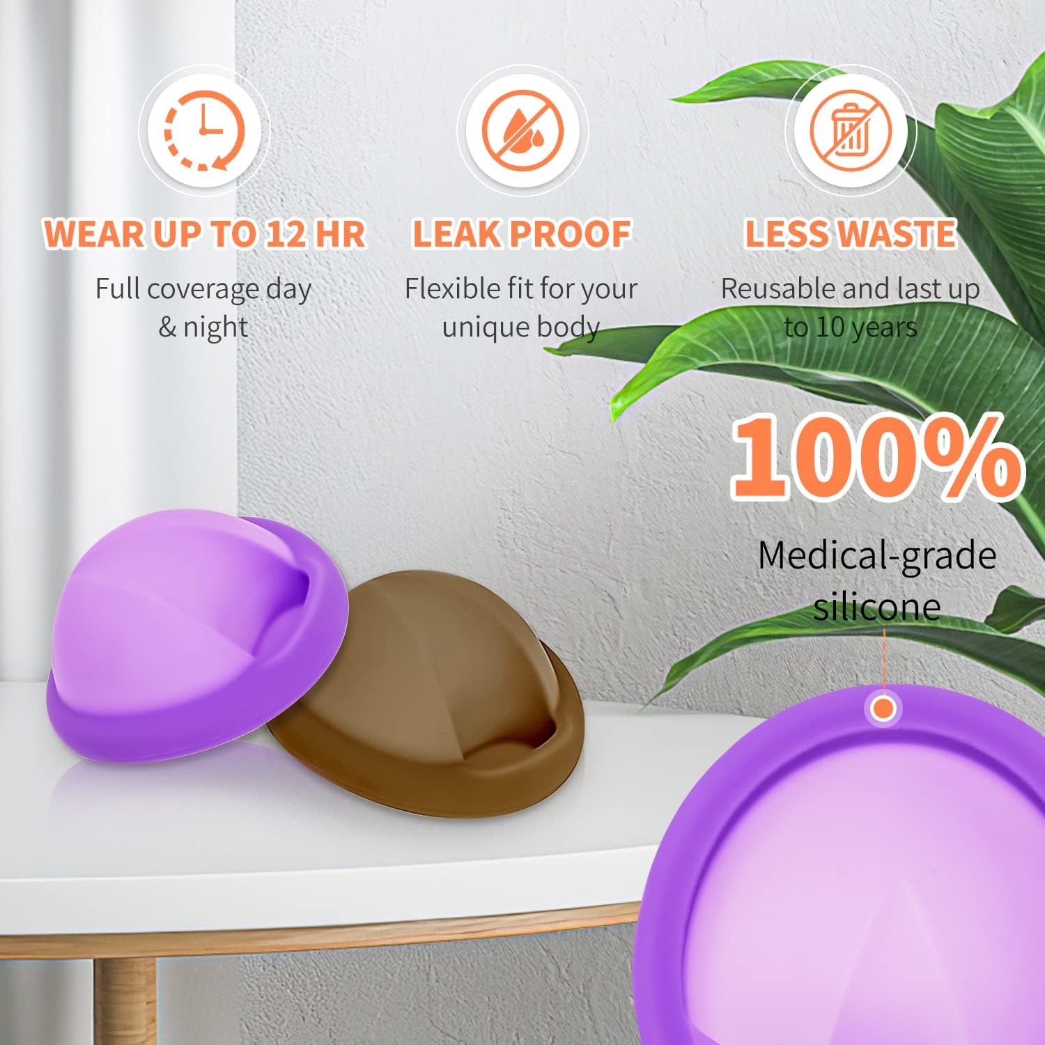 YTYOMUR Menstrual Disc Sterilizer Steamer Kit – 2 Reusable Discs