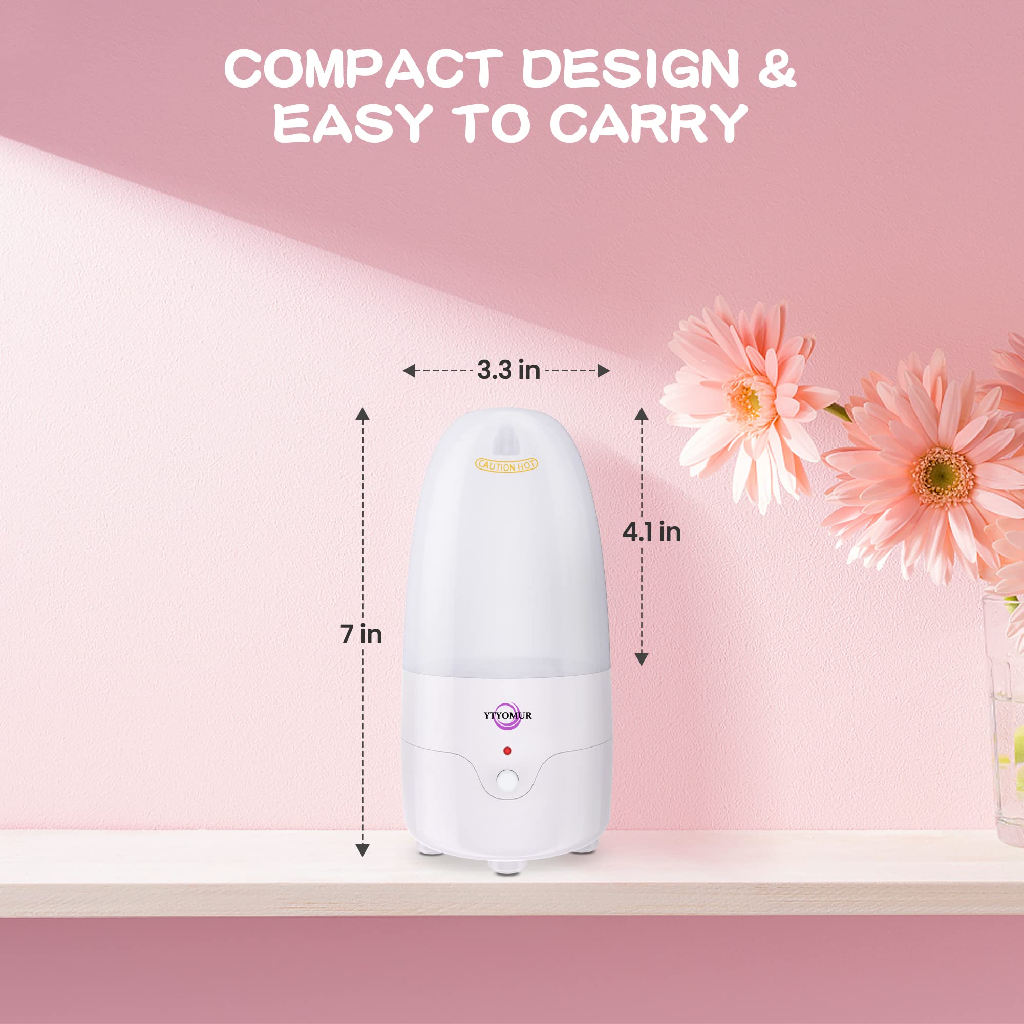 YTYOMUR Menstrual Cup Steamer Sterilizer – 2 Reusable Cups Included | Quick Clean & Travel-Ready