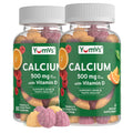 YumVs Calcium 500mg with Vitamin D3 Gummies - Raspberry & Orange