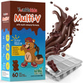 YUM-V'S Kids Multivitamin Chocolate Bears – 60 Count, 16 Vitamins & Minerals