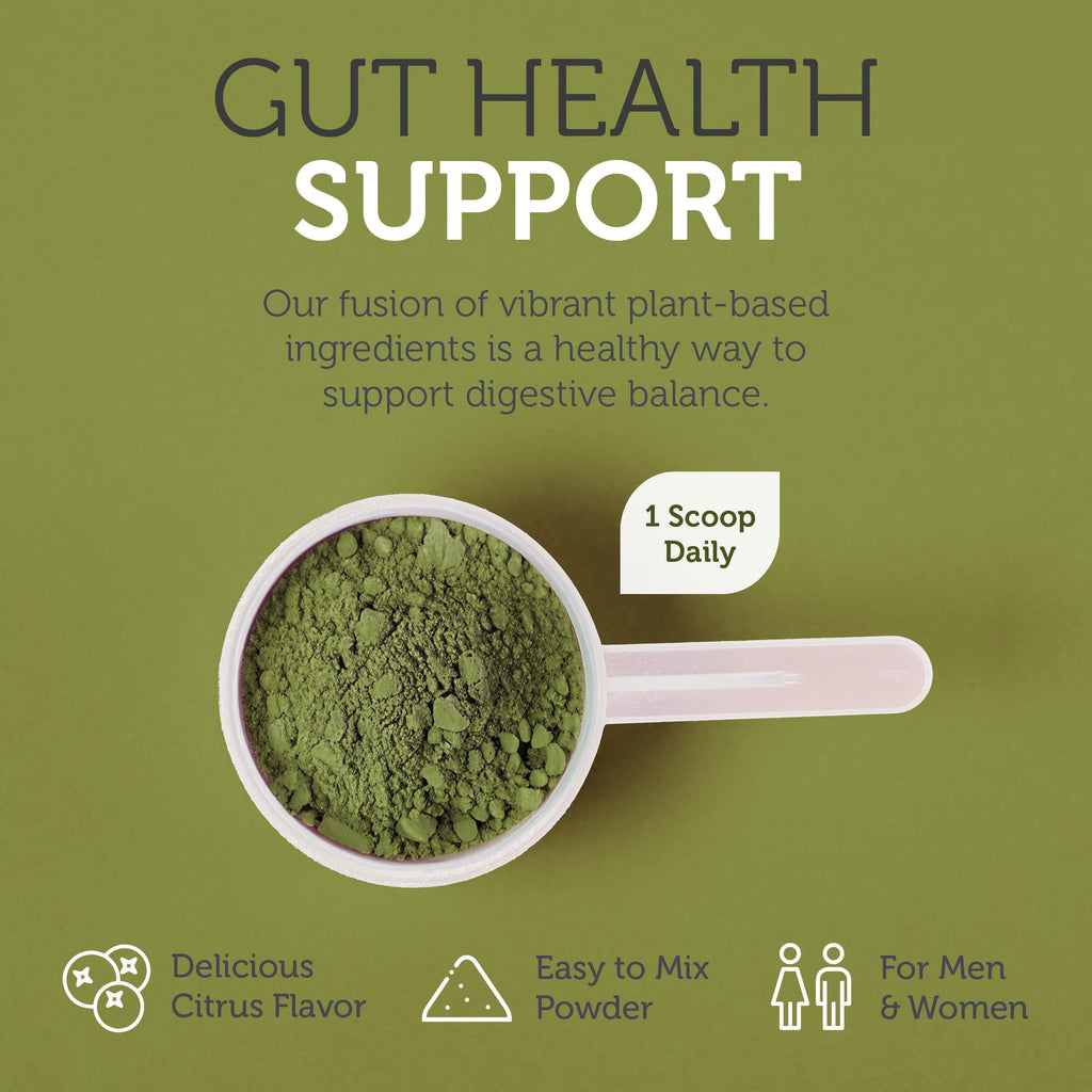Zahler Core Greens Powder - Organic Greens Superfood (Citrus) | Spirulina, Chlorella & More