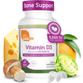 Zahler Vitamin D3 5000 IU Softgels (120 ct) - Kosher Vegetarian, Immune & Bone Health