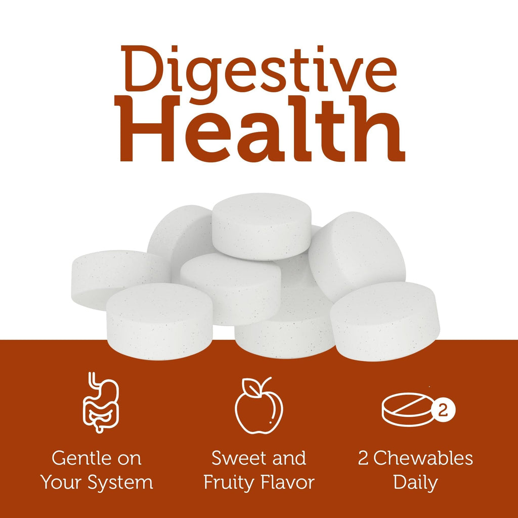 Zahler AfterMeals Digestive Enzymes - Chewable Fruit-Based Enzymes - Kosher & Gluten Free - Made in USA