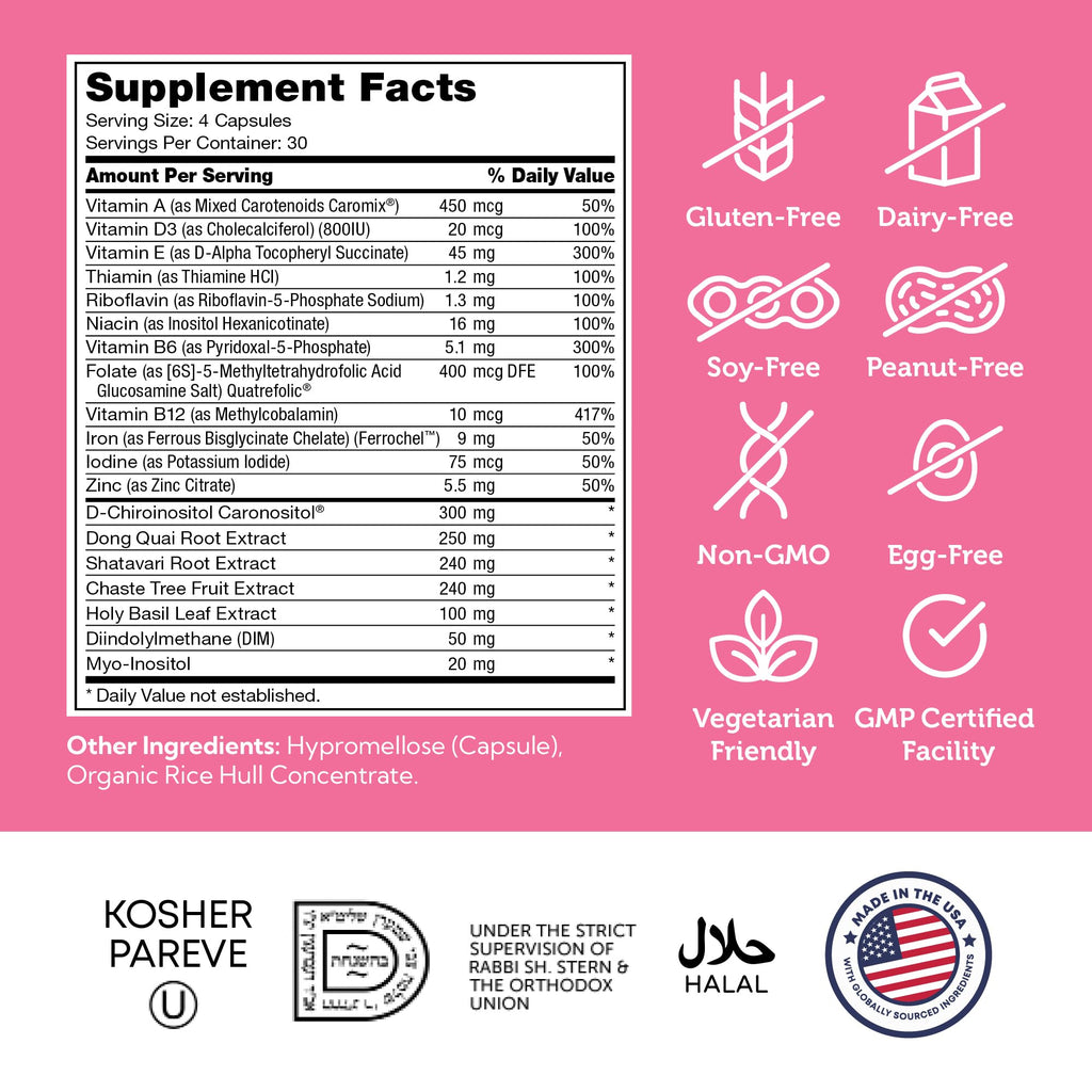 Zahler Female Totality: Fertility Supplements for Women