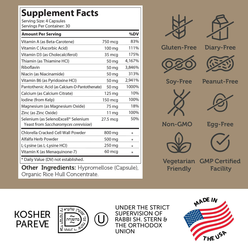 Zahler Height Factor - Healthy Growth Support Capsules (120 Count) – Kosher for Kids, Teens & Young Adults