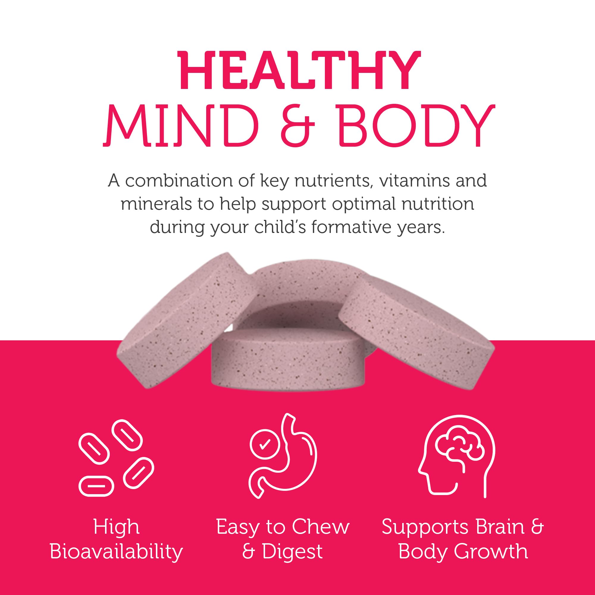 Zahler Kids Multivitamin Chewable | 90 Cherry Flavor | 20+ Vitamins