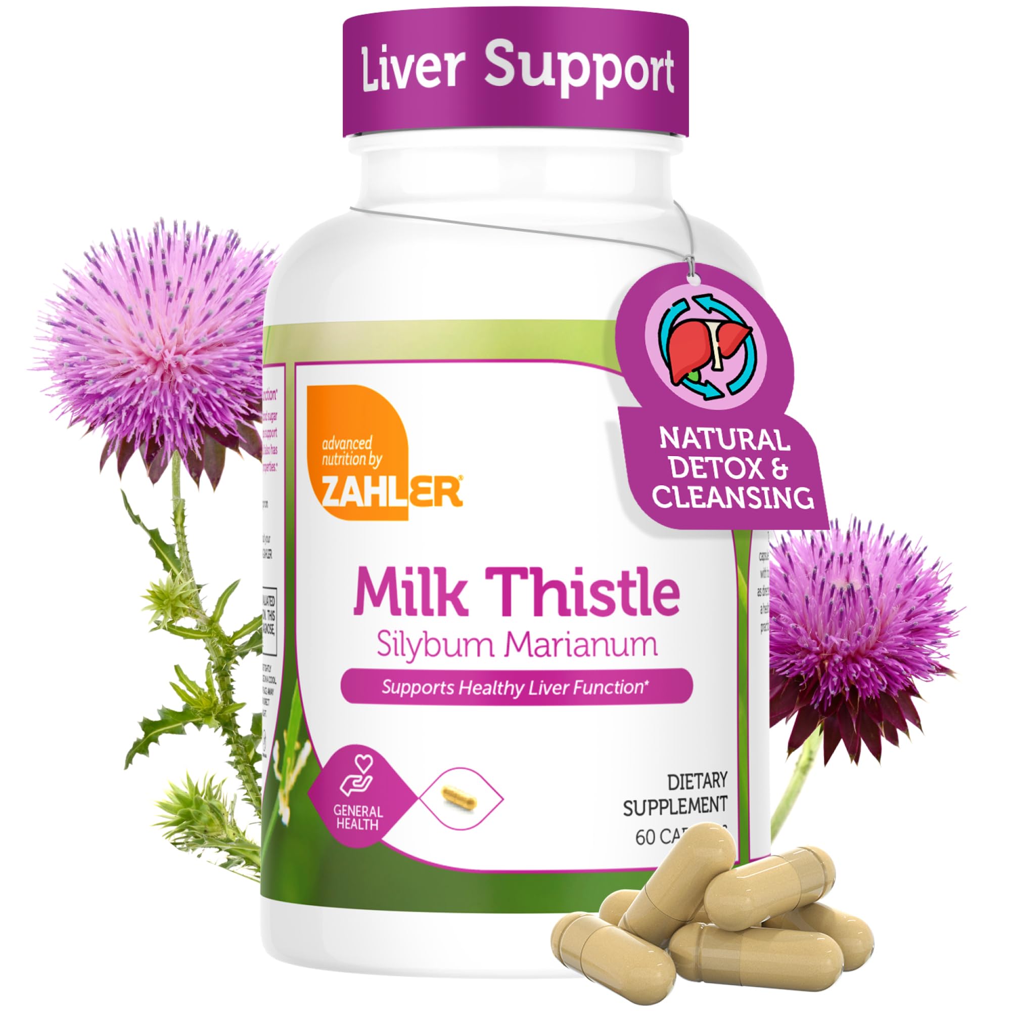 Zahler Milk Thistle Helps Support Healthy Liver Function