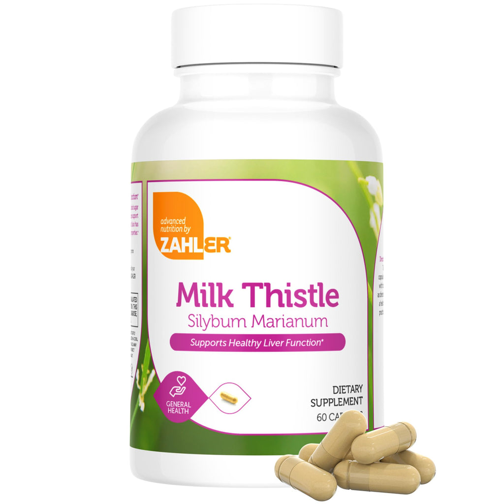 Zahler Milk Thistle Helps Support Healthy Liver Function