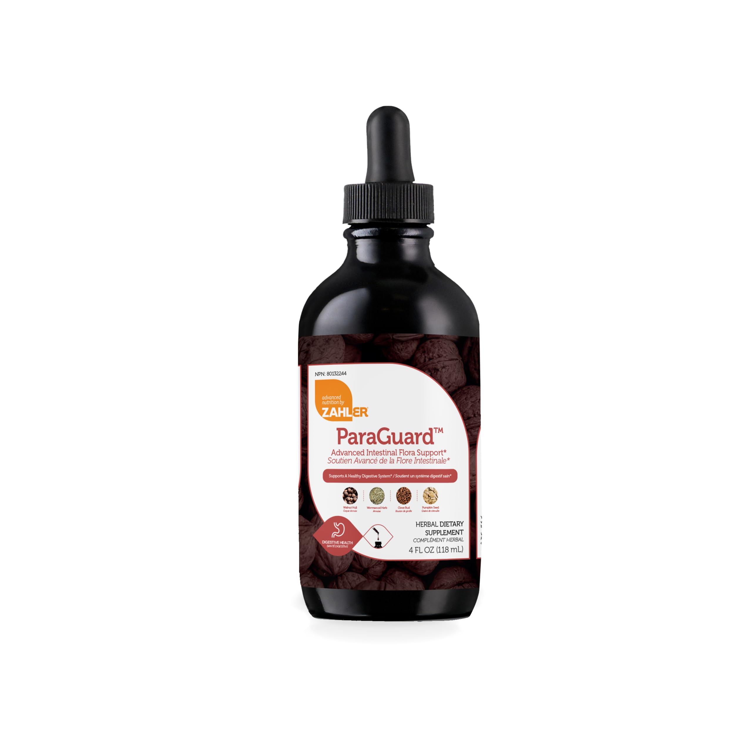 Zahler ParaGuard Liquid Drops – Gut Health Supplement with Wormwood, Garlic, Pumpkin Seed – Kosher (4 oz)