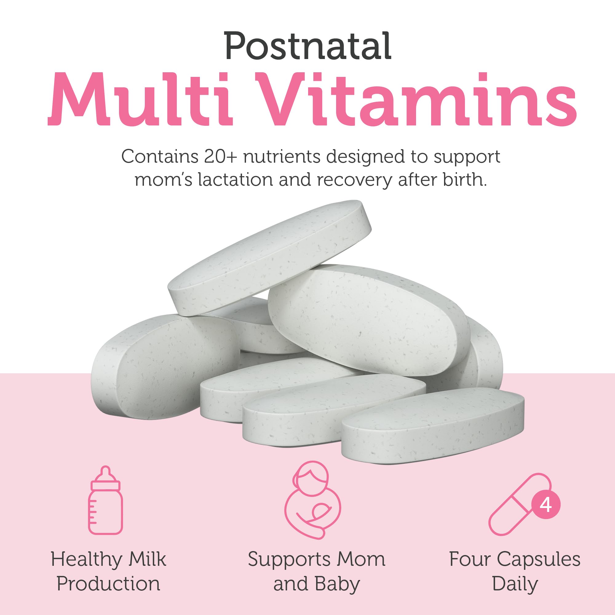 Zahler Postnatal Flow - Advanced Lactation Support | 120 Tablets