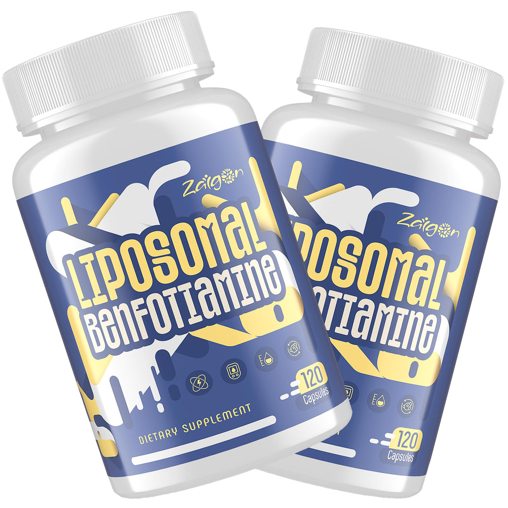 Zaigon Benfotiamine 600mg Vitamin B1 Supplement | Gluten Free