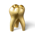 Zainpe Tooth Scented Candle - Gold Tooth Decor, Pine Fragrance, 3.7 x 2.1 in