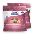 ZAND Immunity Cherry Echinacea Zinc Throat Lozenges 2 Pack - Immune Support, Zinc 5mg - Gluten Free, 50ct