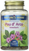 Zand Pau D'Arco Innerbark Capsules, 100 Count – Immune Support & Gut Health