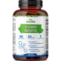 Zazzee D-Chiro-Inositol 50 mg per Capsule | 90 Vegan Capsules | 40:1 Ratio with Myo-Inositol
