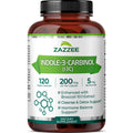 Zazzee Indole-3-Carbinol I3C 200 mg | 120 Vegan Capsules | 5 mg BioPerine